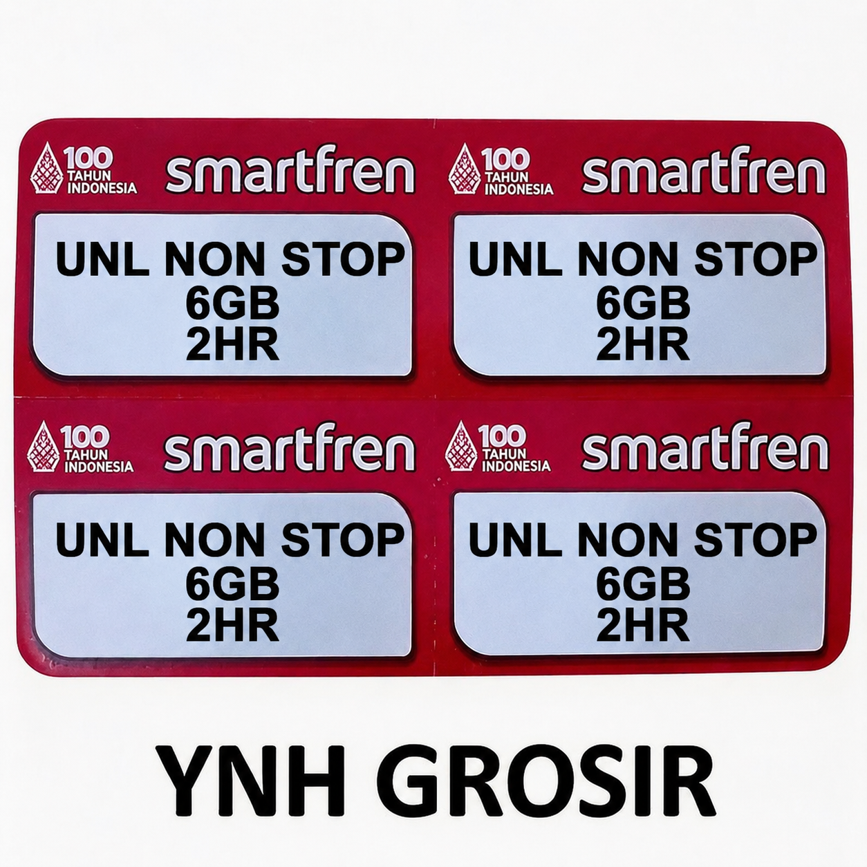 Voucher smart UNLIMITED NONSTOP 6GB 2HR
